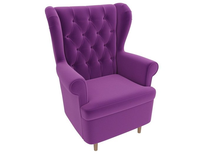 Кресло Торин Люкс фиолетового цвета