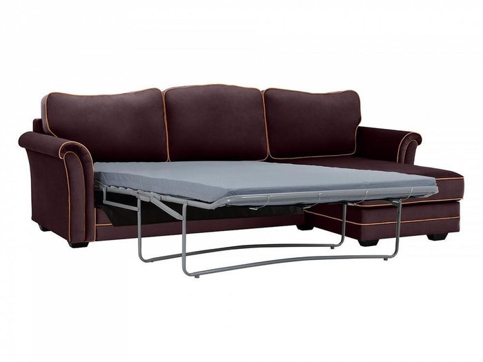 Угловой диван-кровать Sydney фиолетового цвета 