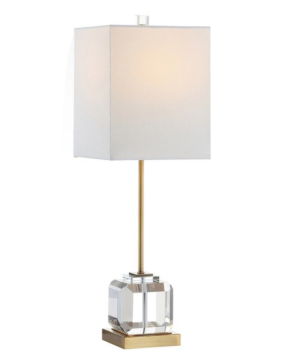 Настольная лампа Кеннет с белым абажуром 