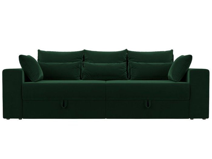 Прямой диван-кровать Мэдисон зеленого цвета - купить Прямые диваны по цене 37990.0