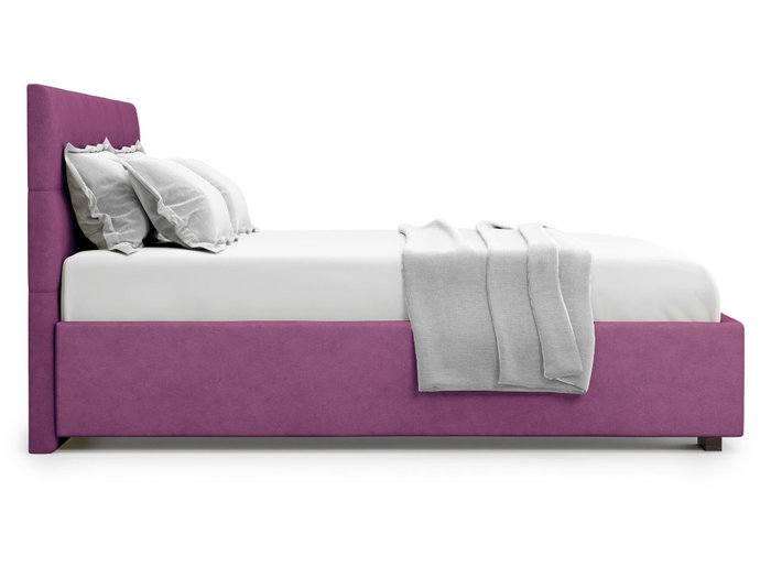 Кровать Garda 140х200 пурпурного цвета с подъемным механизмом 