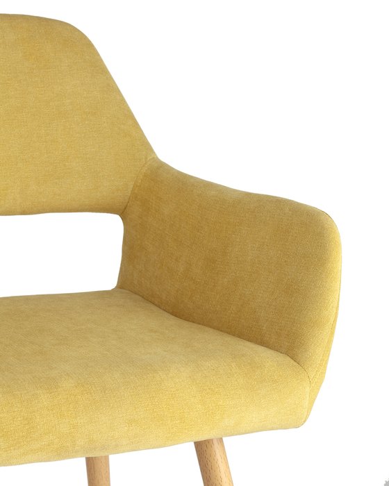 Стул Кромвель желтого цвета - купить Обеденные стулья по цене 10489.0
