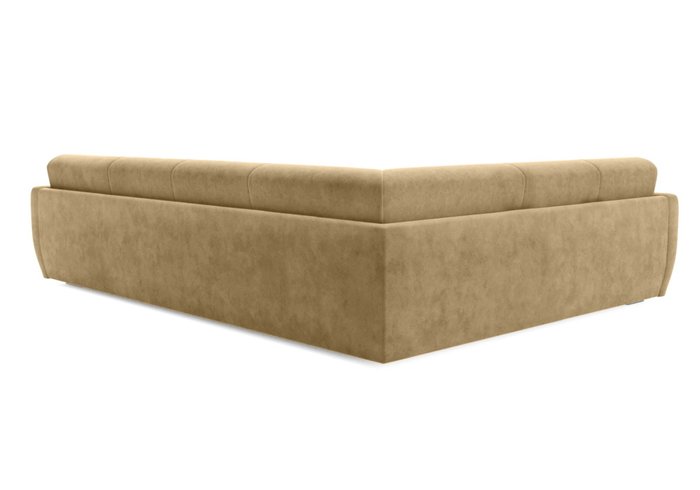 Модульный угловой диван-кровать темно-бежевого цвета