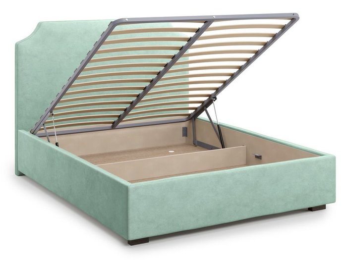 Кровать Izeo с подъемным механизмом 180х200 мятного цвета