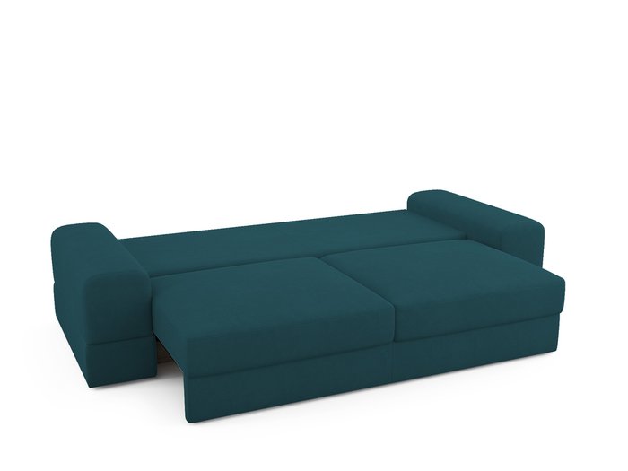 Диван-кровать Elke сине-зеленого цвета