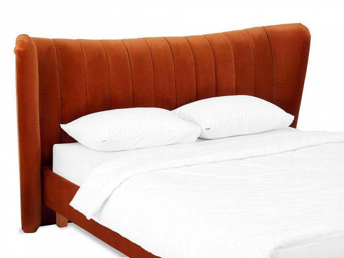 Кровать Queen II Agata L 160х200 терракотового цвета