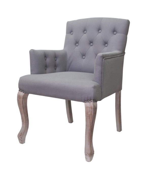 Классические кресла Deron grey серого цвета