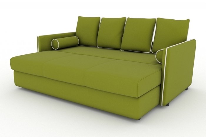Прямой диван-кровать Cardinal зеленого цвета