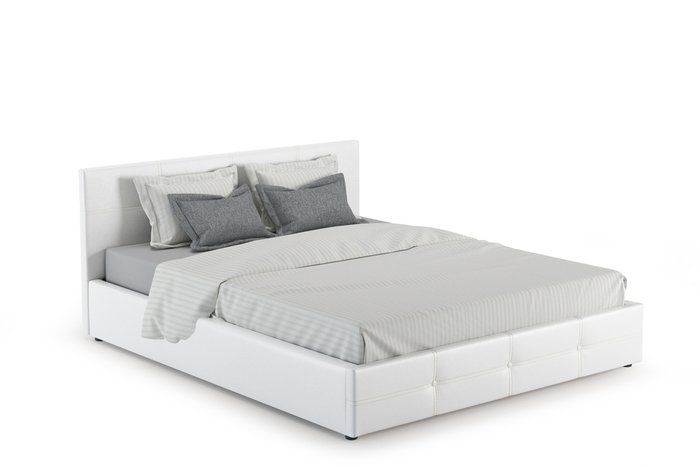 Кровать с подъемным механизмом Синди 160х200 белого цвета