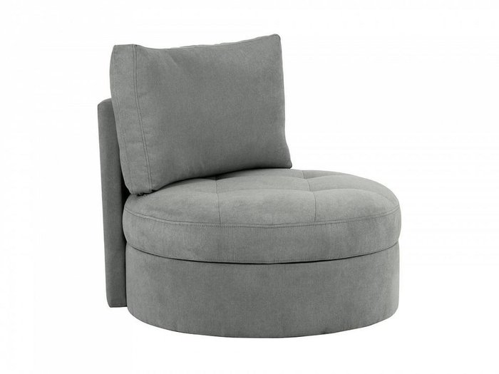 Кресло Wing Round серого цвета - купить Интерьерные кресла по цене 32900.0