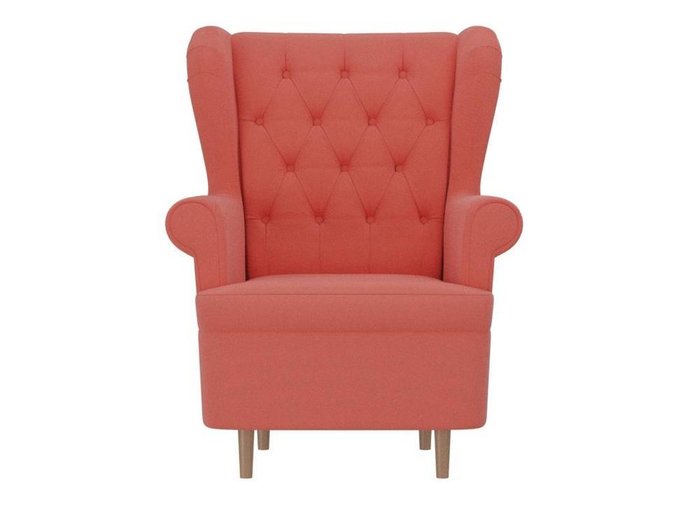 Кресло Торин Люкс кораллового цвета - купить Интерьерные кресла по цене 22990.0