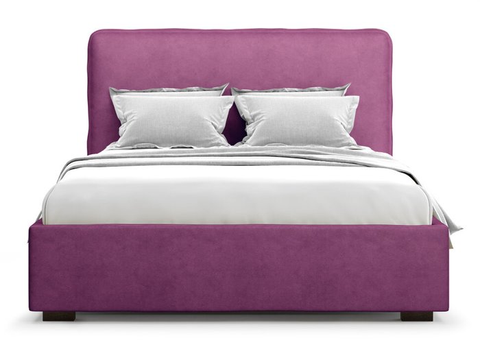 Кровать Brachano 140х200 пурпурного цвета с подъемным механизмом 
