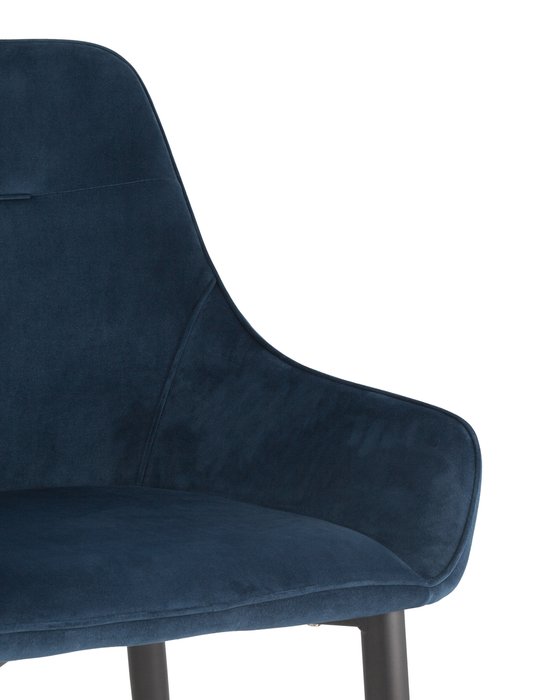 Стул Диана в обивке из вельвета темно-синего цвета - лучшие Обеденные стулья в INMYROOM