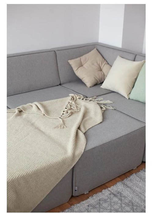 Модульный диван Cube серого цвета