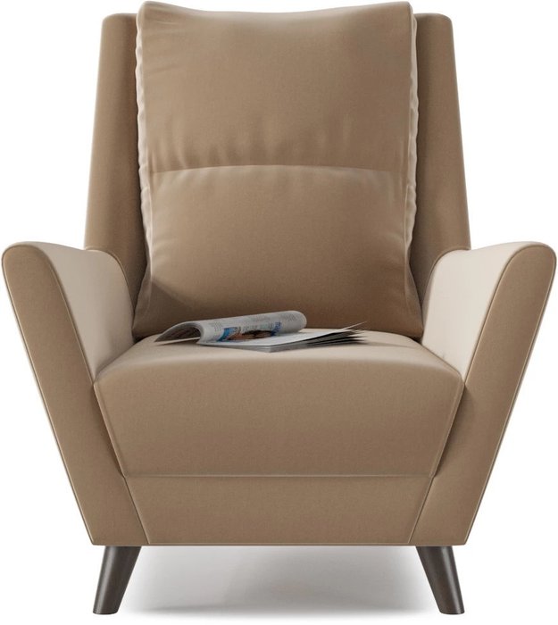 Кресло Йорк светло-коричневого цвета - купить Интерьерные кресла по цене 20689.0