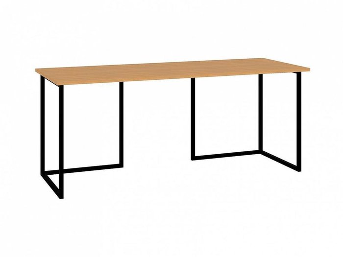 Письменный стол Board L светло-коричневого цвета цвета
