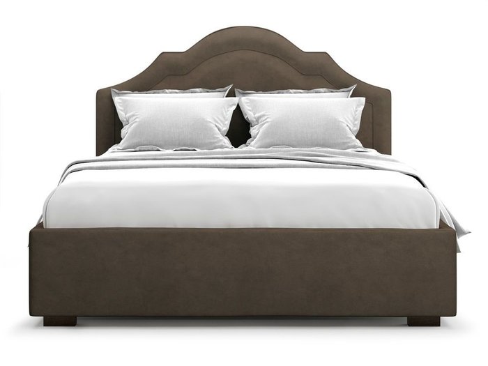 Кровать с подъемным механизмом Madzore 160х200 коричневого цвета