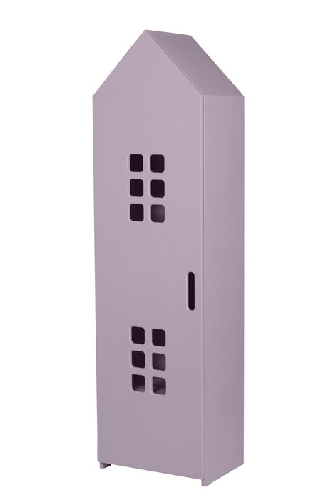 Стеллаж-домик City3 лилового цвета - купить Детские шкафы по цене 42890.0