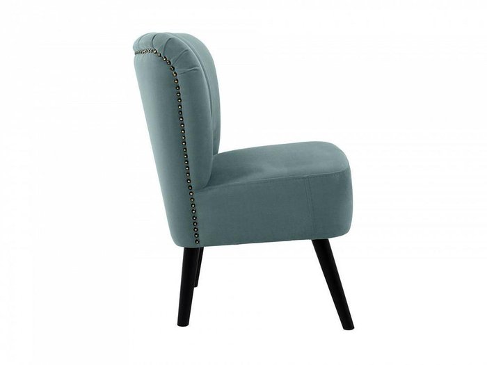 Кресло Barbara серо-синего цвета
