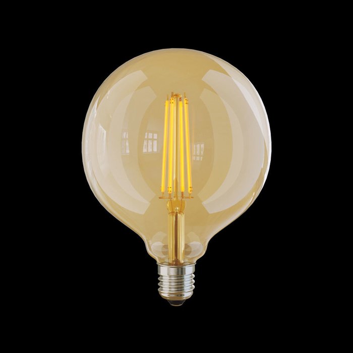 Лампа светодиодная Globe шар золотой