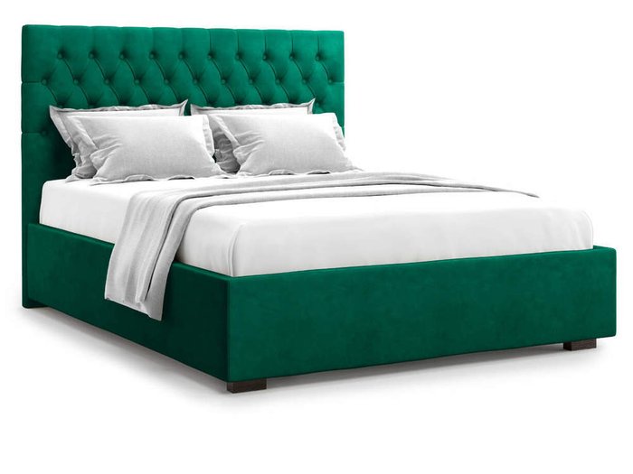 Кровать Nemi  без подъемного механизма 180х200 зеленого цвета