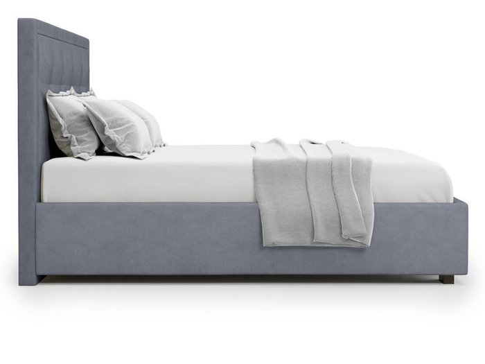 Кровать Komo 180х200 серого цвета