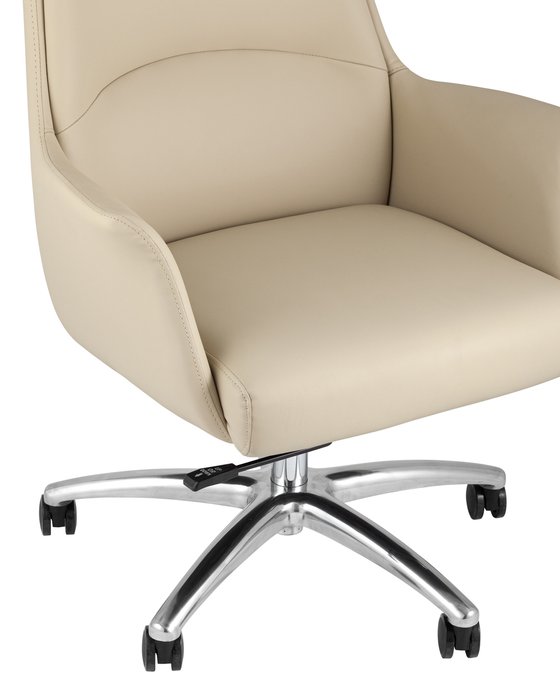 Офисное кресло Top Chairs Viking бежевого цвета 