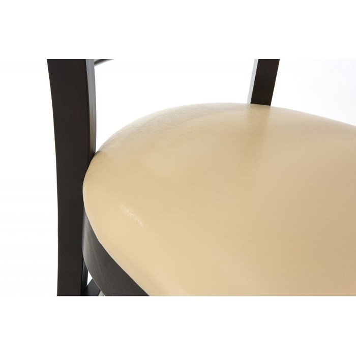 Барный стул Mirakl  с сидением кремового цвета