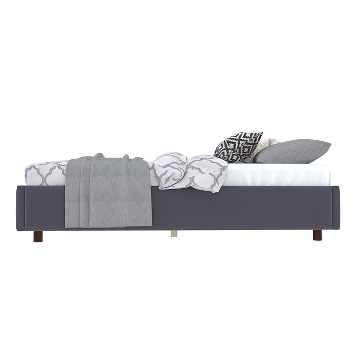 Кровать SleepBox 90x200 темно-серого цвета