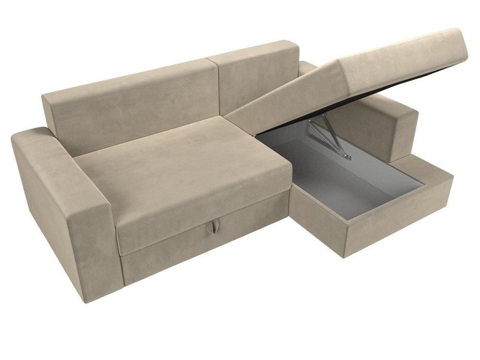 Угловой диван-кровать Мэдисон бежевого цвета