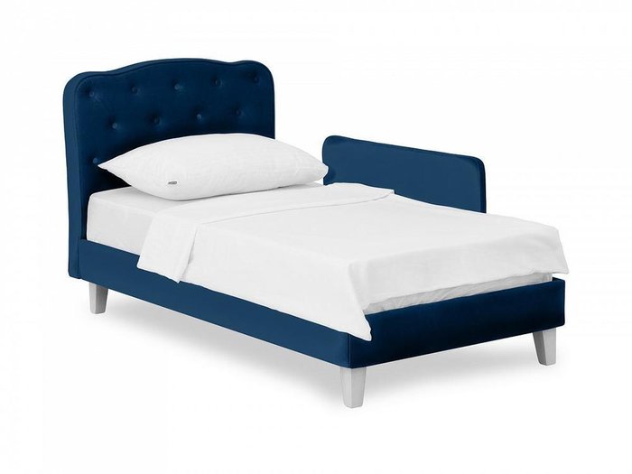 Кровать Candy темно-синего цвета 80х160