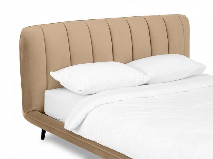 Кровать Amsterdam 160х200 светло-коричневого цвета