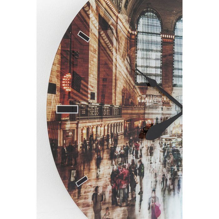 Часы настенные Grand Central Station с круглым циферблатом