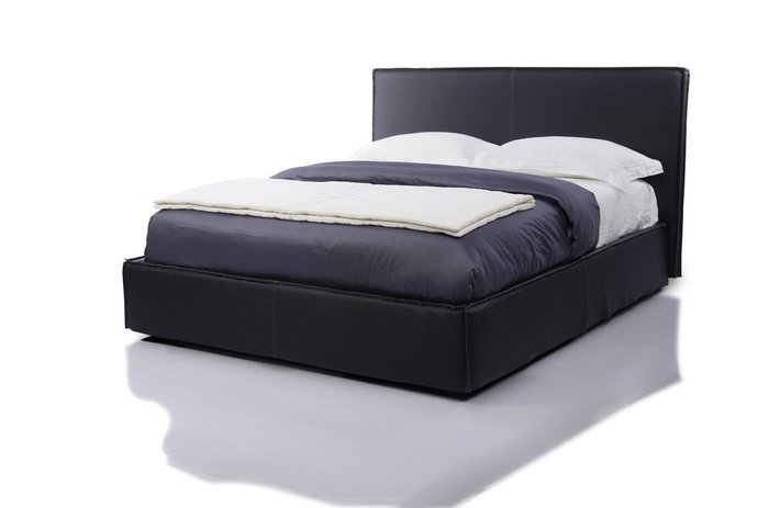 Кровать Mood 120х200 черного цвета  