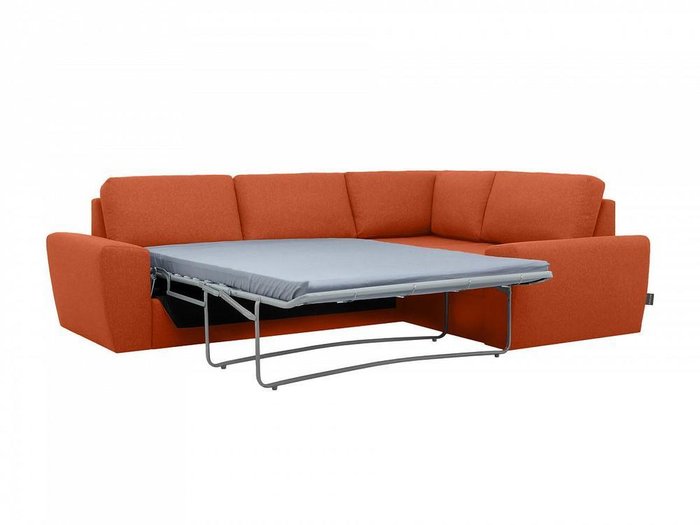 Угловой диван-кровать Peterhof оранжевого цвета