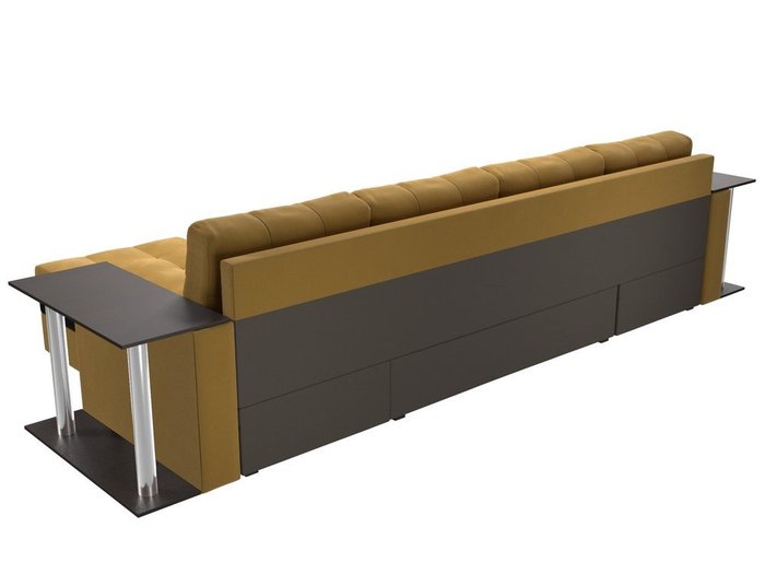 Угловой диван-кровать Атланта желтого цвета