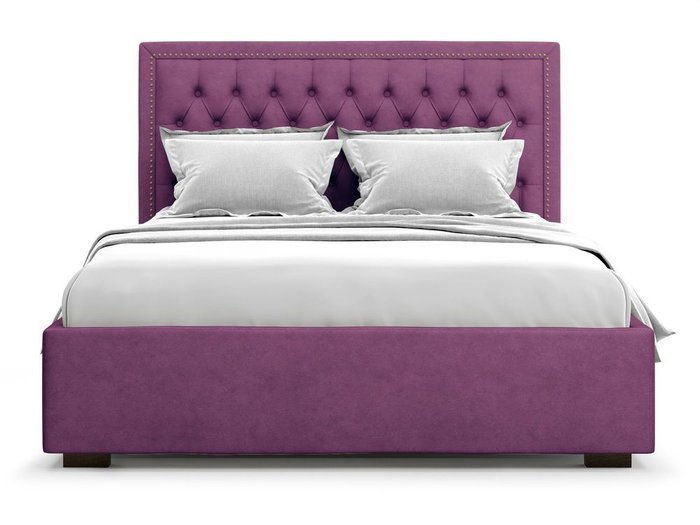 Кровать с подъемным механизмом Orto 140х200 фиолетового цвета