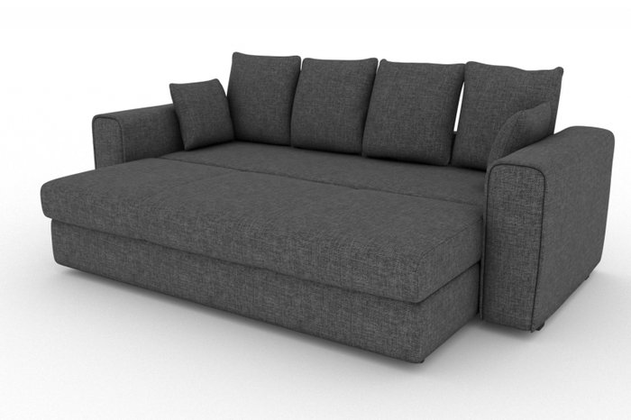 Прямой диван-кровать Giverny серого цвета