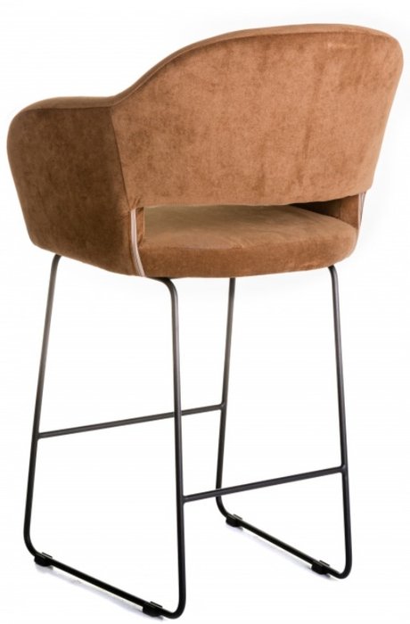 Кресло полубарное Oscar коричневого цвета