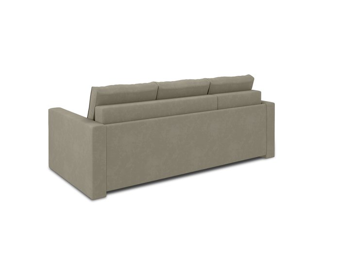 Угловой диван-кровать левый Macao серо-бежевого цвета
