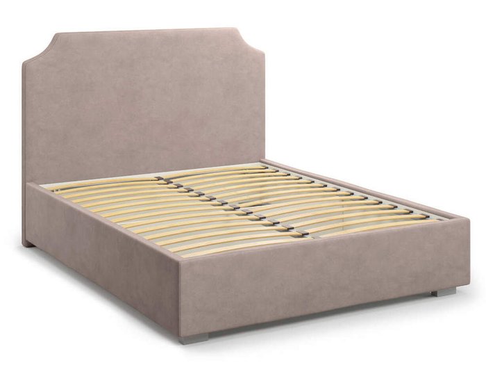 Кровать Izeo без подъемного механизма 180х200 коричневого цвета