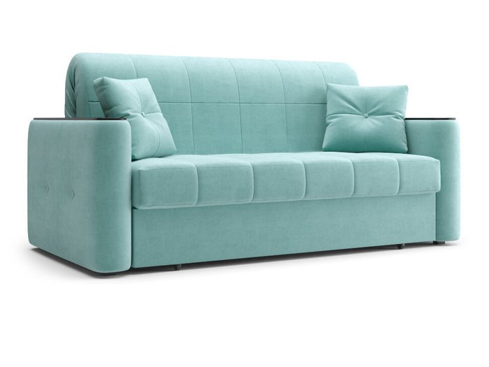 Прямой диван-кровать Ницца мятного цвета