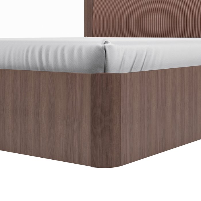 Кровать Магна 180х200 коричневого цвета с подъемным механизмом