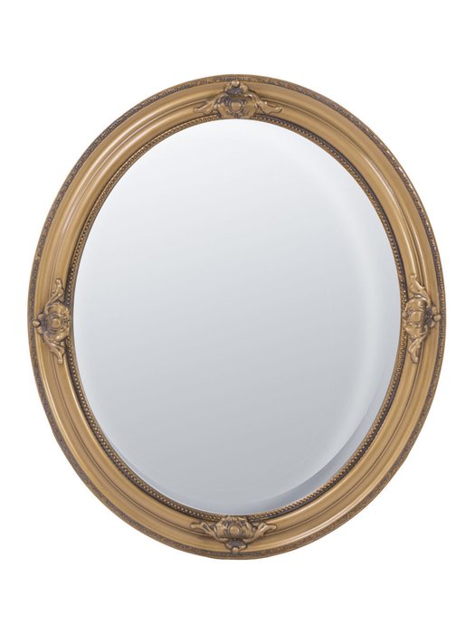 Настенное зеркало Antique в раме золотого цвета