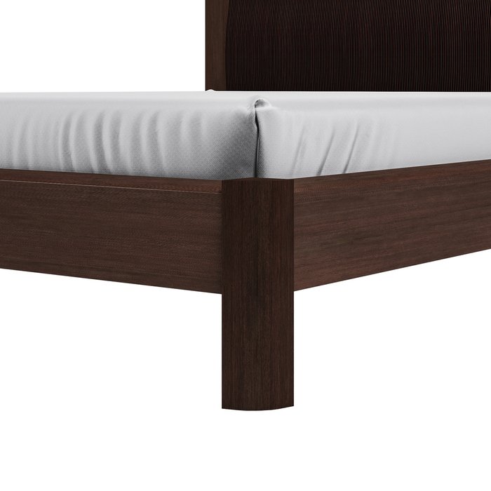Кровать Магна 140х200 темно-коричневого цвета