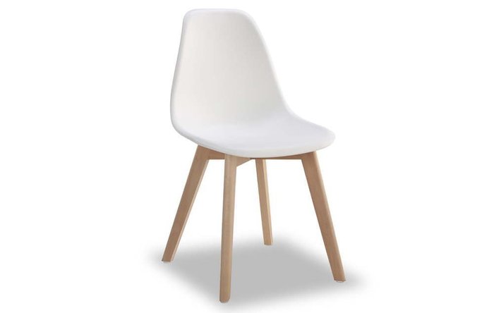 Обеденный стул Fiona белого цвета
