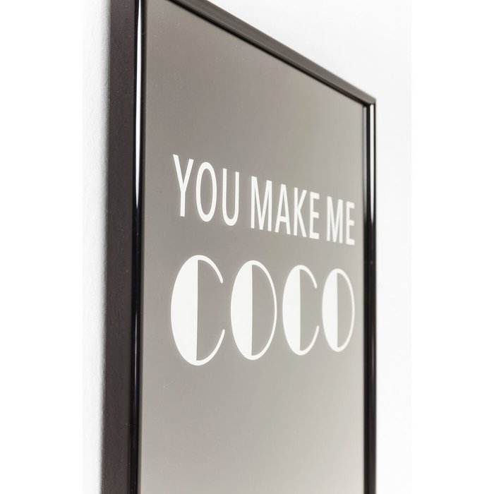 Картина в рамке You Make Me Coco, коллекция Ты делаешь меня Coco