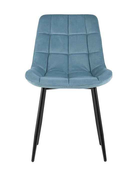 Стул Флекс пыльно-голубого цвета - лучшие Обеденные стулья в INMYROOM