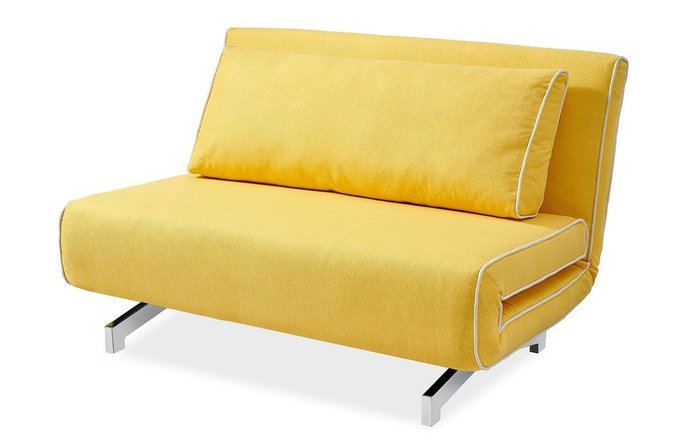 Диван-кровать Denny желтого цвета