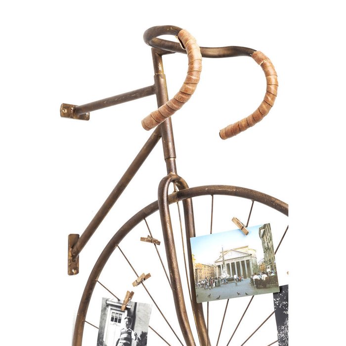 Украшение настенное Bike коричневого цвета